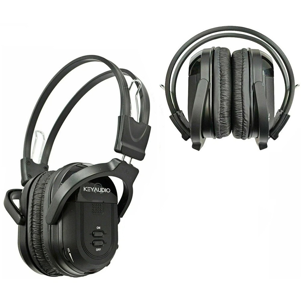 1 Fold In Wireless Headphones For Chrysler  Vehicles Rear DVD New Headsets 601B